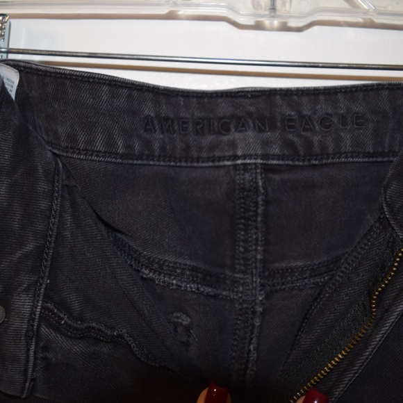 American Eagle Black Ripped Jeans - Picture 9 of 11